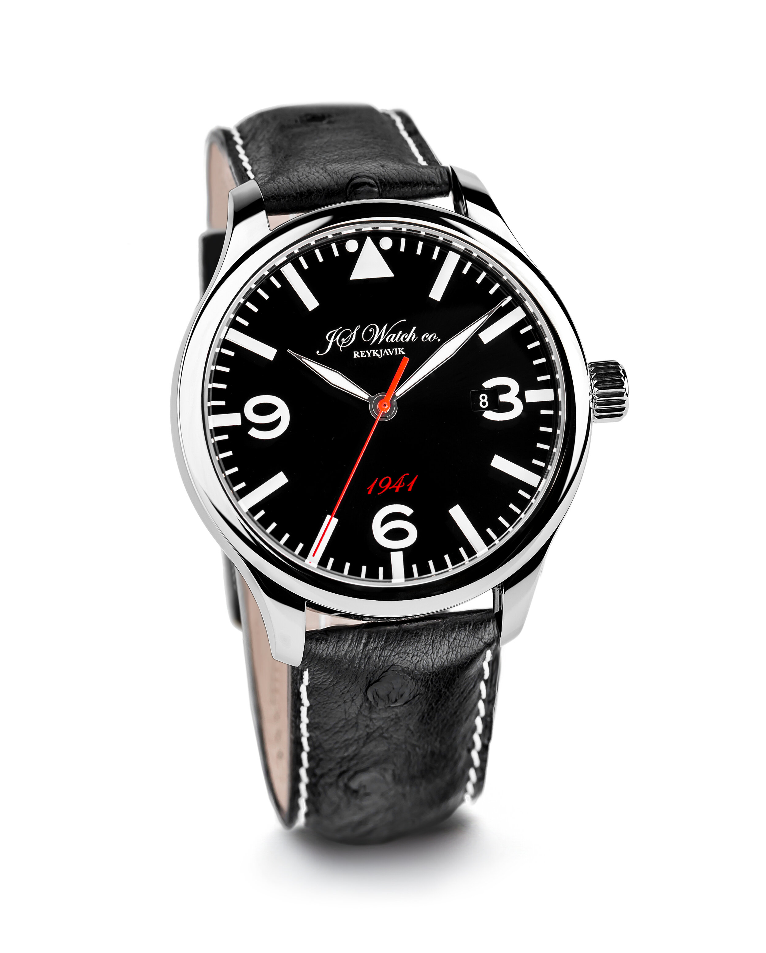 ペリシェ2000 BK 32H 6s JS Watch Company Reykjavik — Frisland 1941 Black